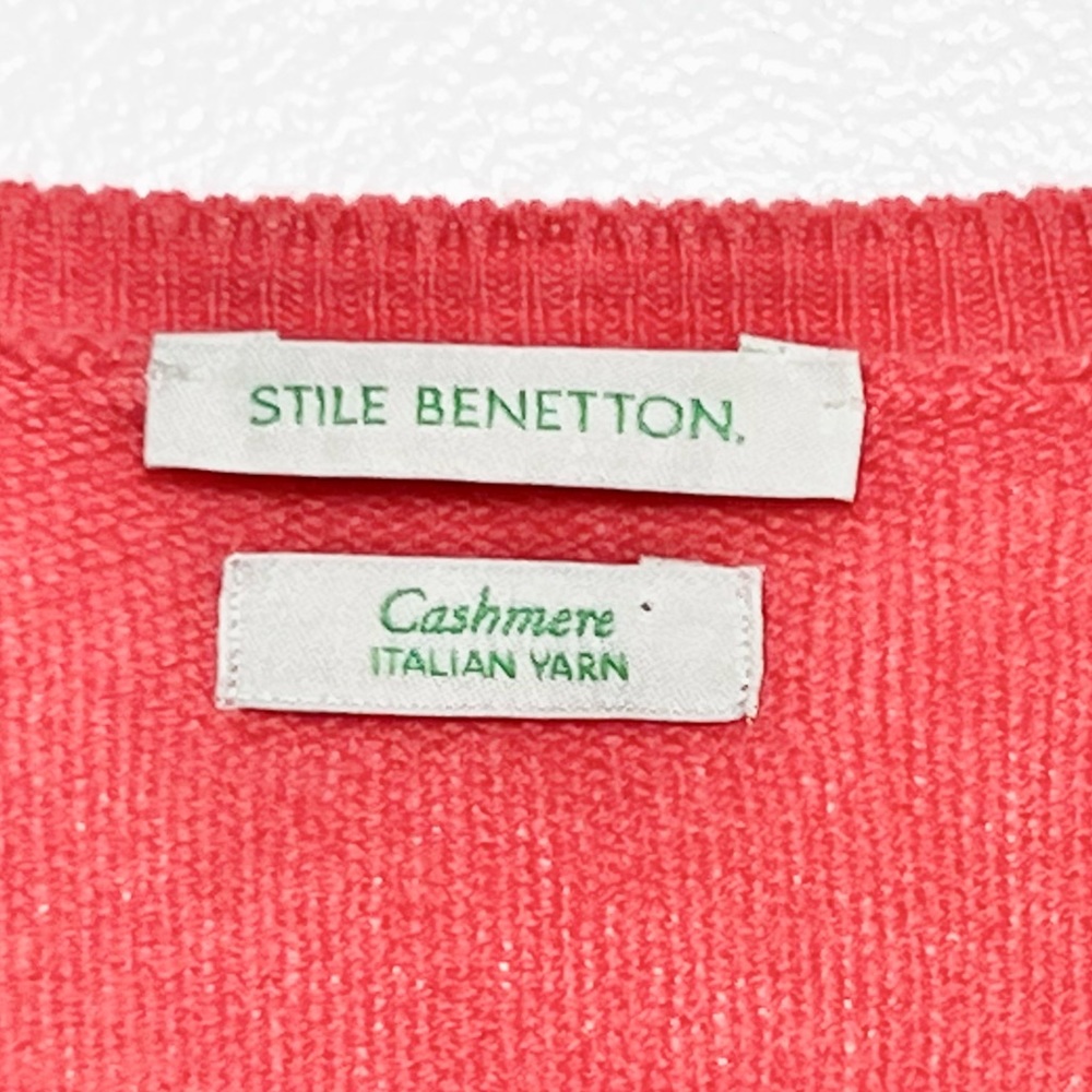 Stile Benetton 100% Cashmere Cardigan - Picture 3 of 10